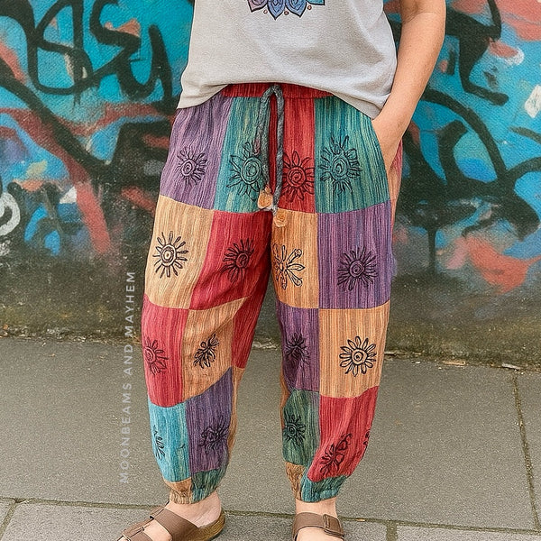 COTTON CAMDEN HAREM TROUSERS (REG / XL)