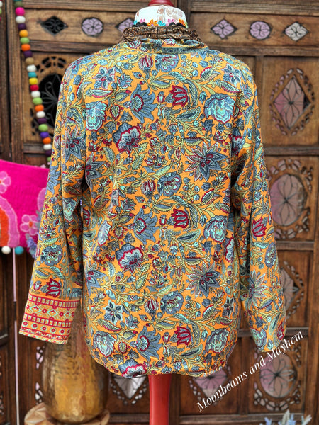 PORTOBELLO ROAD SAREE KIMONO JACKET (OF780)