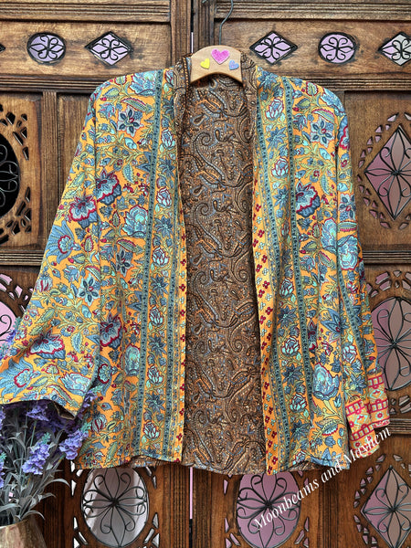 PORTOBELLO ROAD SAREE KIMONO JACKET (OF780)