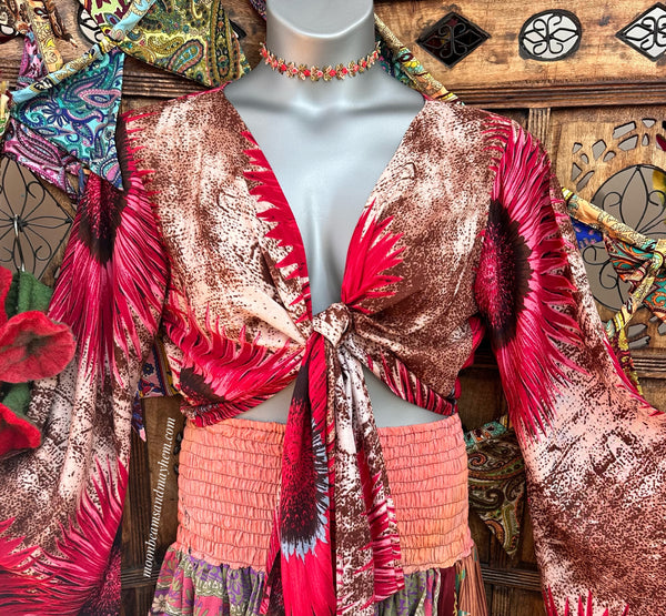 DREAMDRIFT BELL SLEEVE TOP/SHRUG