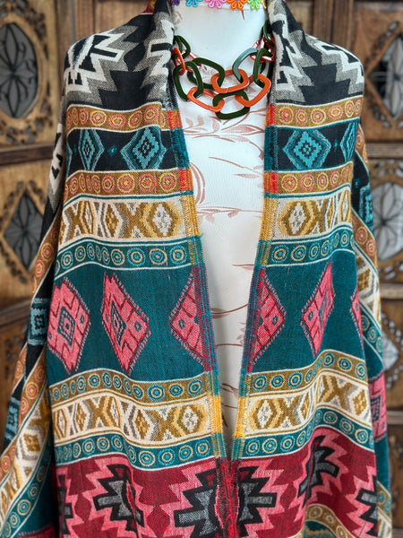 FIRESIDE BLANKET WRAP / SHAWL (BW10)