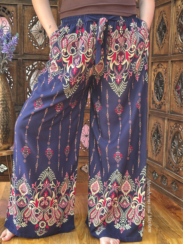 INDIGO JAYLA PALAZZO TROUSERS