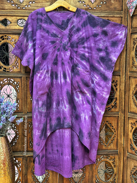 THE FORAGER TUNIC DRESS - AMETHYST