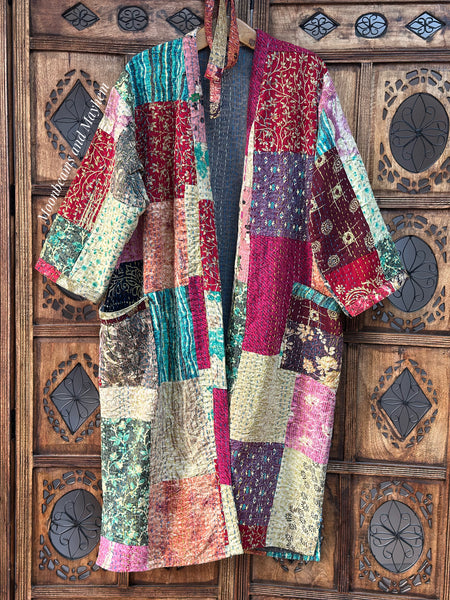 SAFFRON SOUL KIMONO/DUSTER COAT (OF750CL)