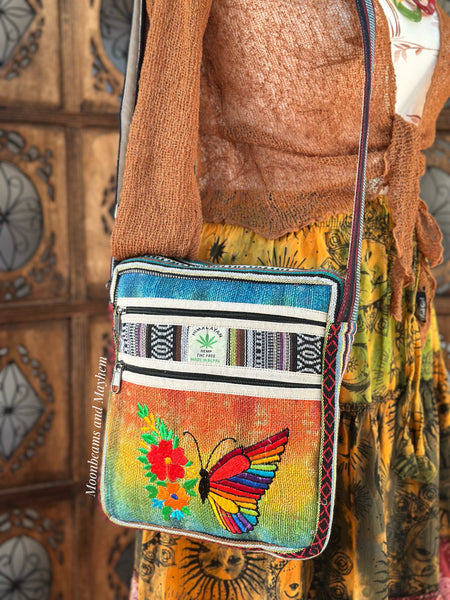BUTTERFLY BLOOM MESSENGER BAG