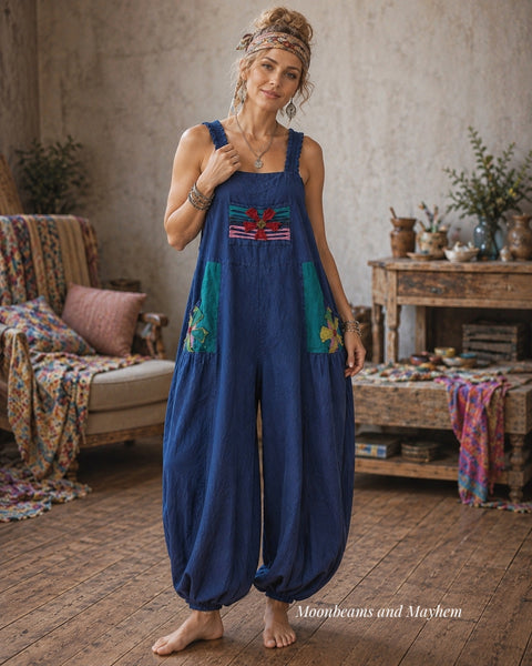 WILD THISTLE BLUE DUNGAREES