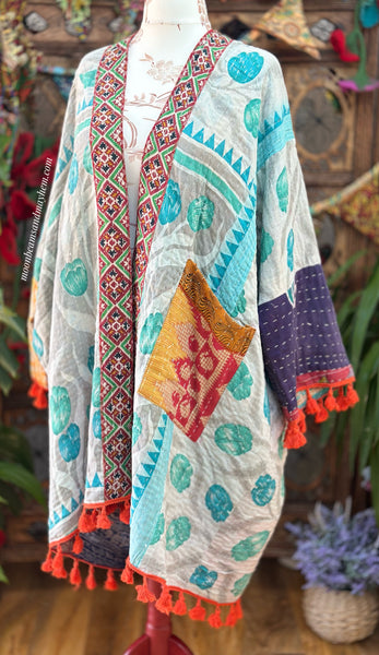 KANTHA GODDESS KIMONO | COAT (678OF)