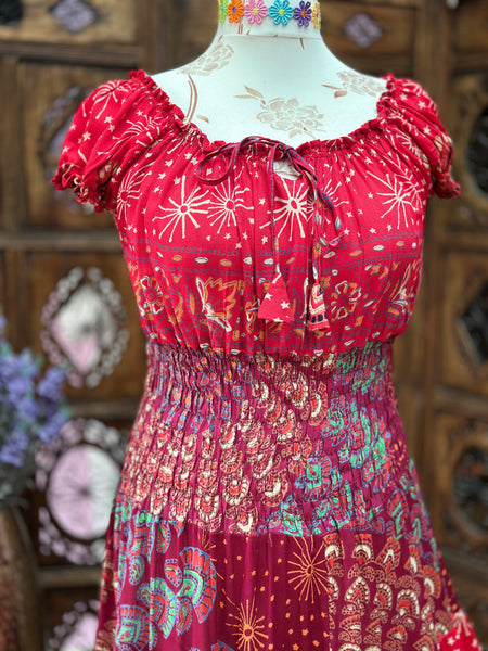 TRUE ROMANCE BOHEMIAN MAXI DRESS (OF280)