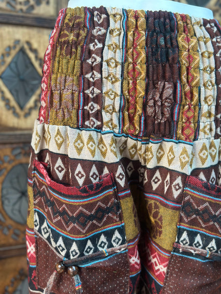 EARTHFLOW FLEECE HAREM TROUSERS L/XL