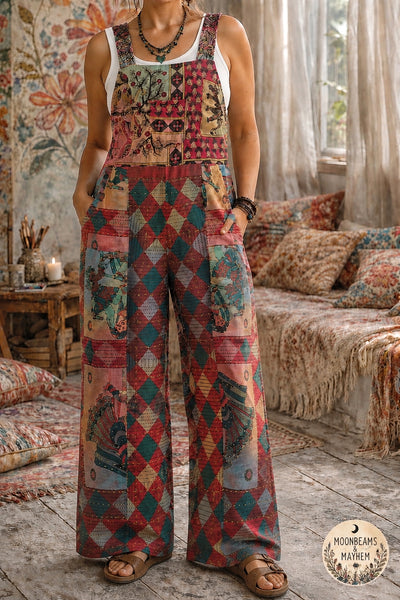 MANDALA MOON DUNGAREES (OF324)
