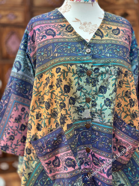 BOHEMIAN BAZAAR SHIRT (OF137) - MoonbeamsandMayhem