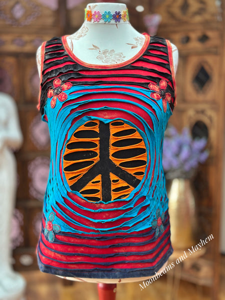 WOODSTOCK WAVES COTTON VEST (V734OF)