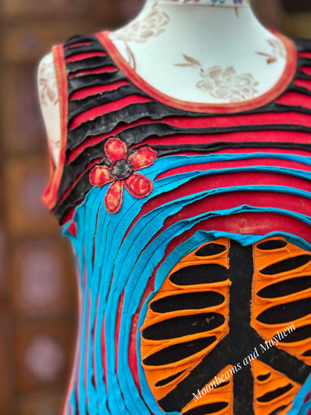 WOODSTOCK WAVES COTTON VEST (V734OF) - MoonbeamsandMayhem