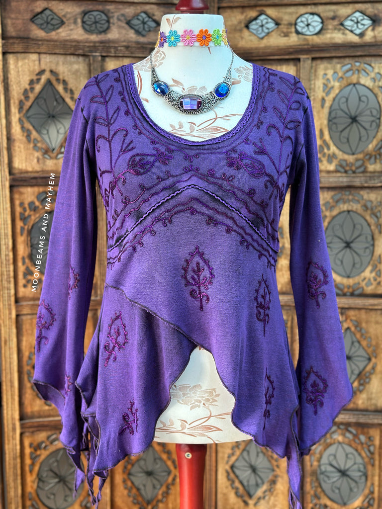 FOREST FAIRY VIOLET TOP (L)