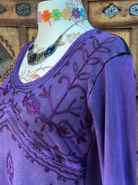 FOREST FAIRY VIOLET TOP (L)