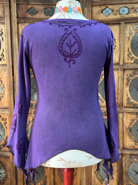 FOREST FAIRY VIOLET TOP (L)