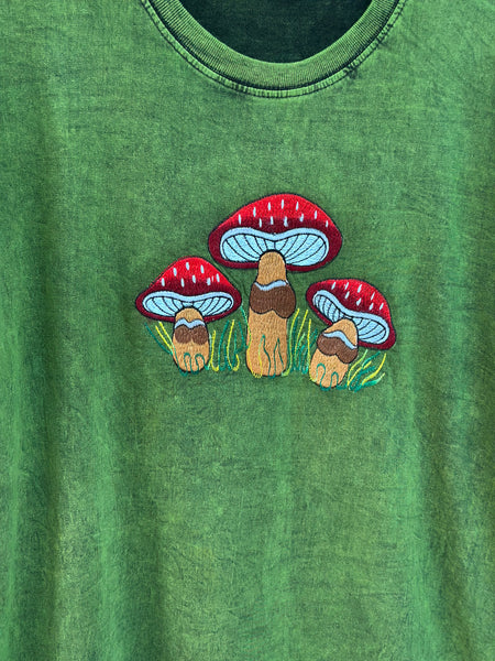 MYSTIC MUSHROOM EMBROIDERED TEE