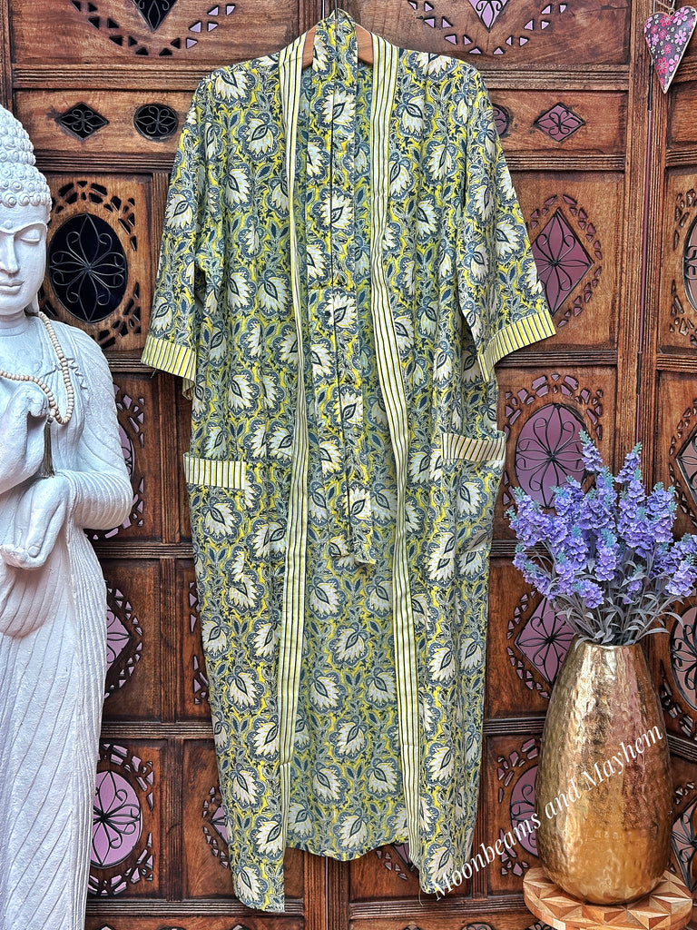 LEMON LOTUS KIMONO (OF)