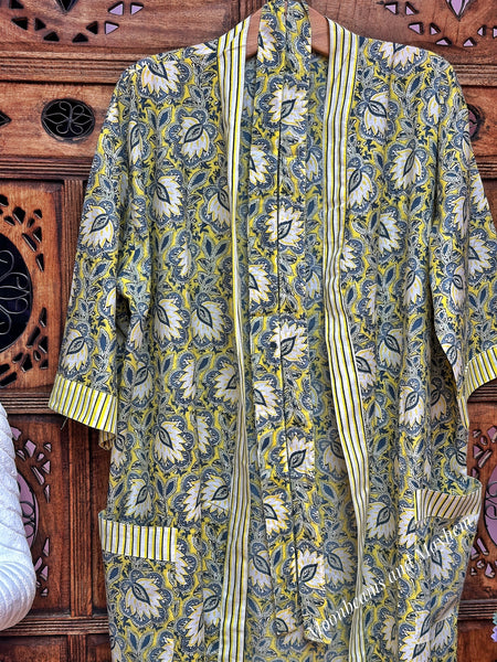 LEMON LOTUS KIMONO (OF)