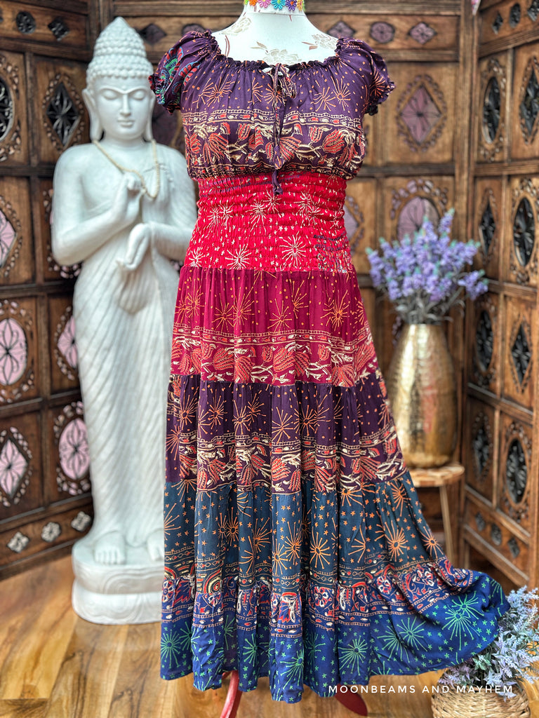 TRUE ROMANCE BOHEMIAN MAXI DRESS (OF281)