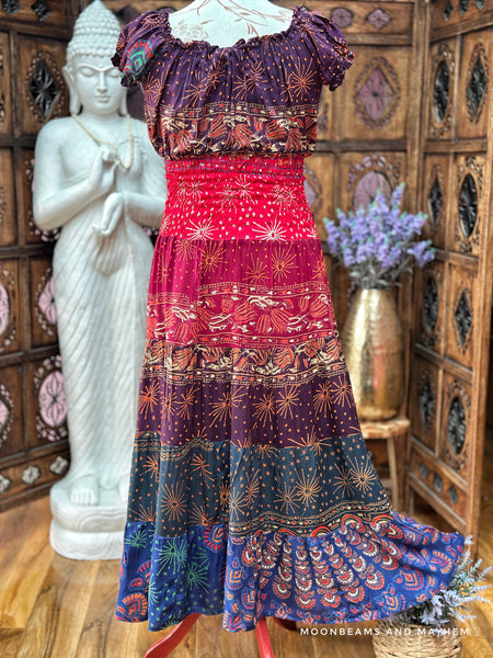 TRUE ROMANCE BOHEMIAN MAXI DRESS (OF281)