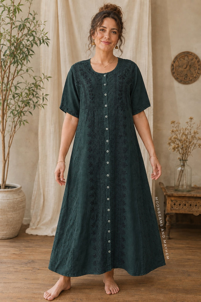 ORACLE GREEN JULIETTE DRESS