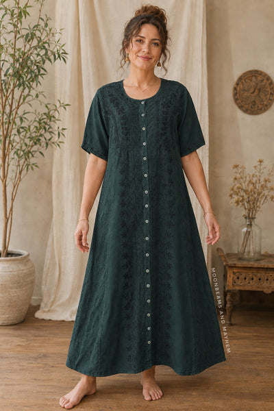 ORACLE GREEN JULIETTE DRESS