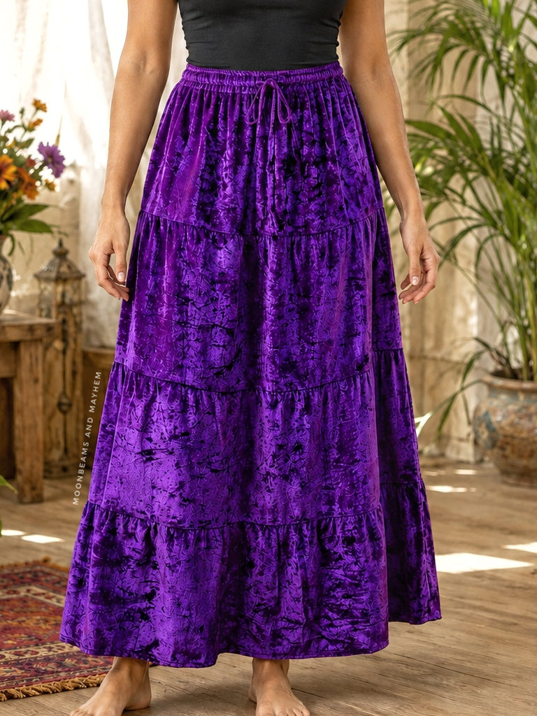 PURPLE STARGAZER SKIRT