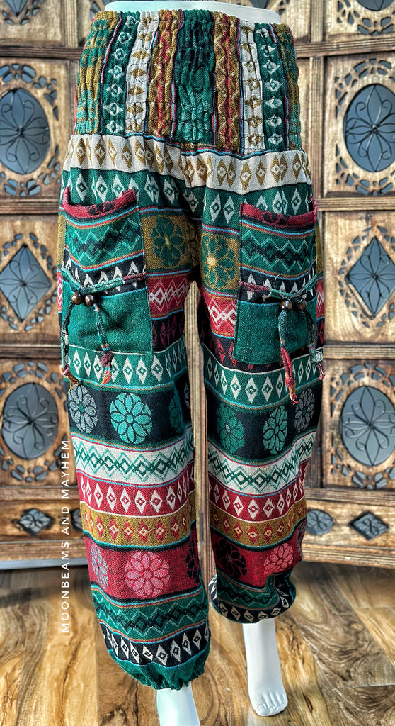 EARTHFLOW FLEECE HAREM TROUSERS