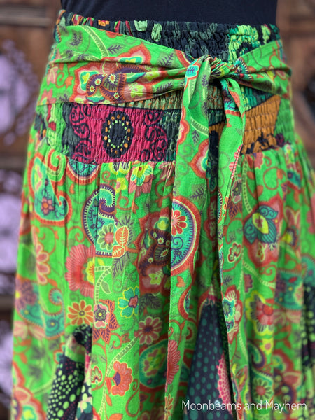 GREEN PIXIE MOON SKIRT-DRESS