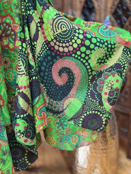 GREEN PIXIE MOON SKIRT-DRESS