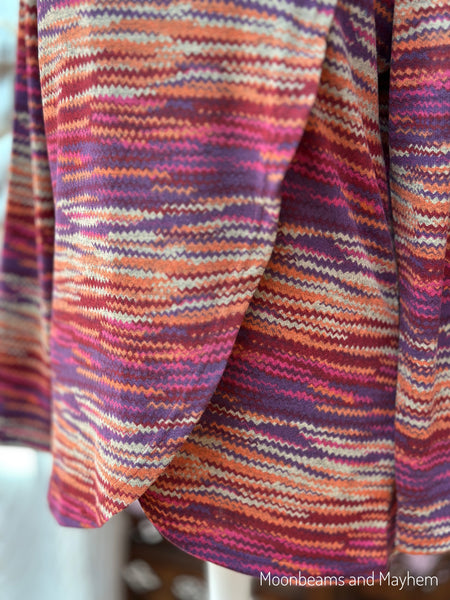 AUTUMN EMBER COWL NECK TOP