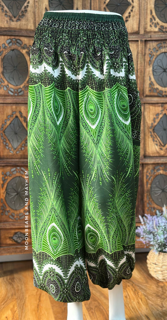 HENNA MOON PEACOCK HAREM TROUSERS (FR76)