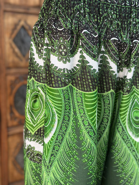 HENNA MOON PEACOCK HAREM TROUSERS (FR76)