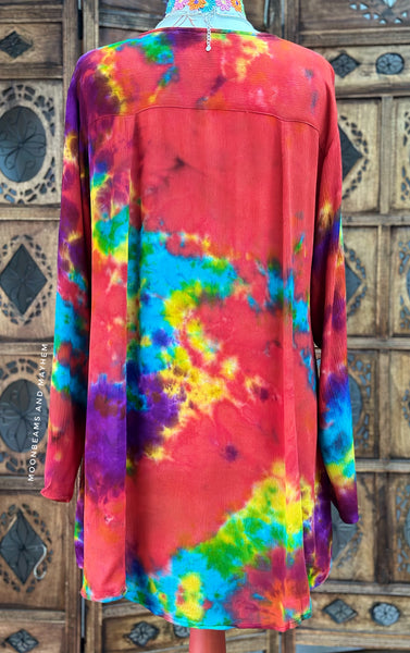 FLAME DANCER BLOUSE - MoonbeamsandMayhem