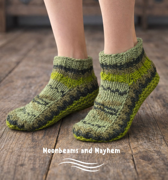 FOREST FAE SNUGGLE SOCKS / SLIPPERS - MoonbeamsandMayhem