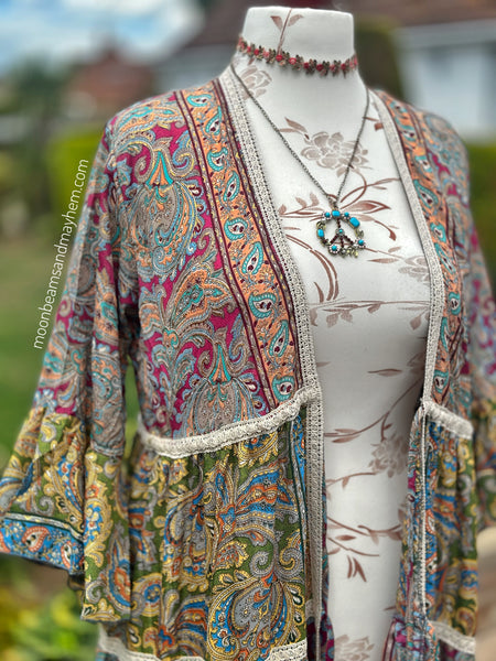 FLOWER MOON KIMONO MAXI LENGTH (OFFM27)