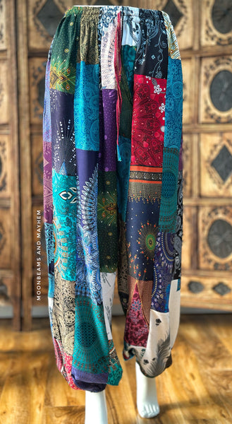 STORYCLOTH HAREM TROUSERS UK 10 / 12 / 14 (083) - MoonbeamsandMayhem