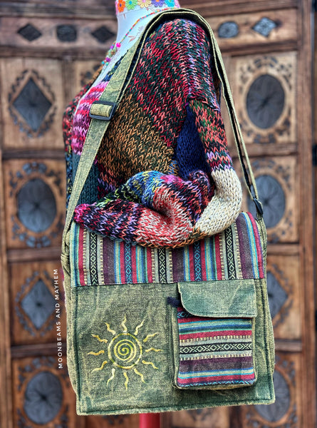 SPIRAL SUN SATCHEL BAG