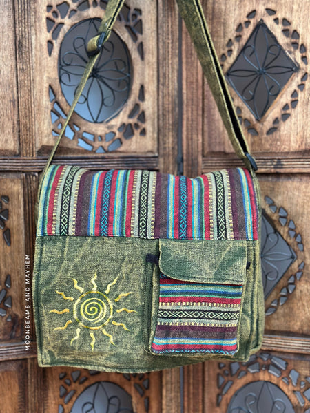 SPIRAL SUN SATCHEL BAG