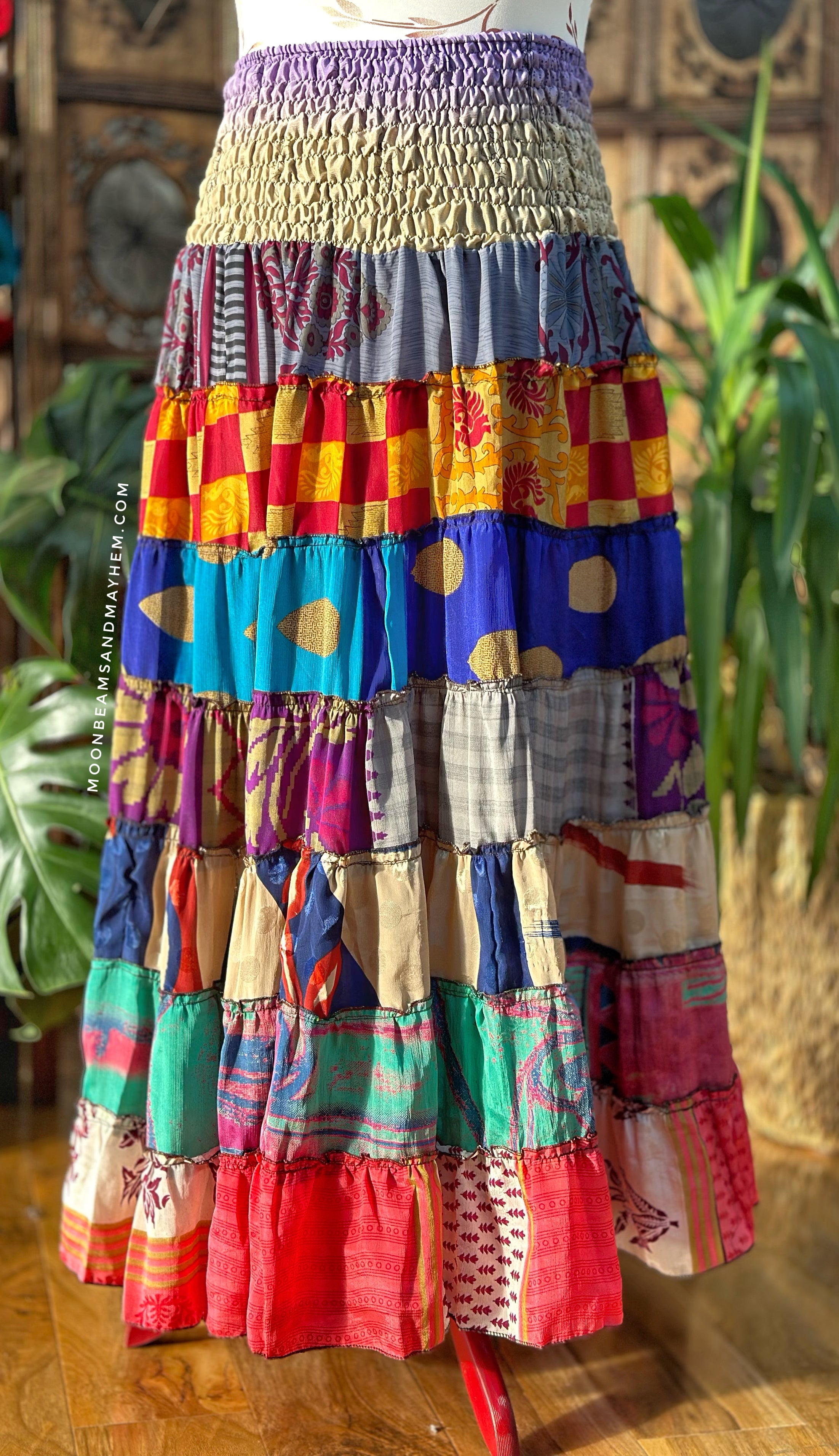 スカート zamuguet tiered hem skirt 06301-0066_1_77ef200c-6621-