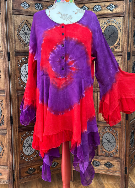 MOON DANCER HANDKERCHIEF TOP (XXL) - MoonbeamsandMayhem