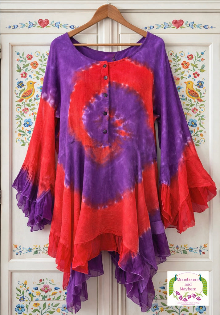 MOON DANCER HANDKERCHIEF TOP (XXL) - MoonbeamsandMayhem
