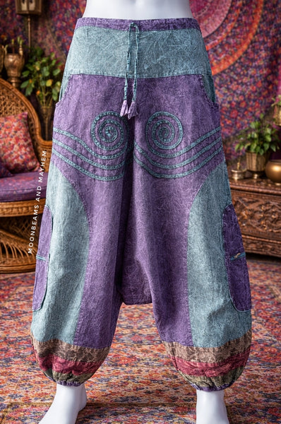 SPIRAL TRIBE TROUSERS (SP13) - MoonbeamsandMayhem