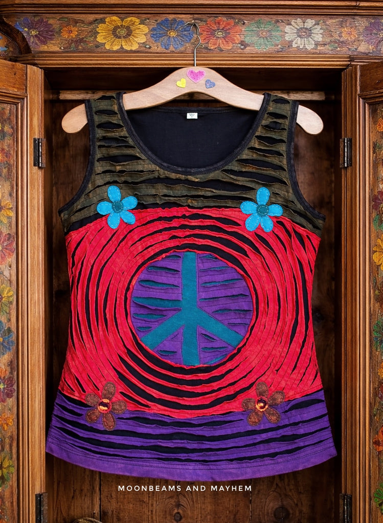 WOODSTOCK WAVES COTTON VEST (V726OF) - MoonbeamsandMayhem