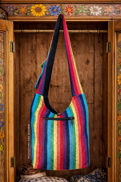 SUNRISE STRIPE SHOULDER BAG