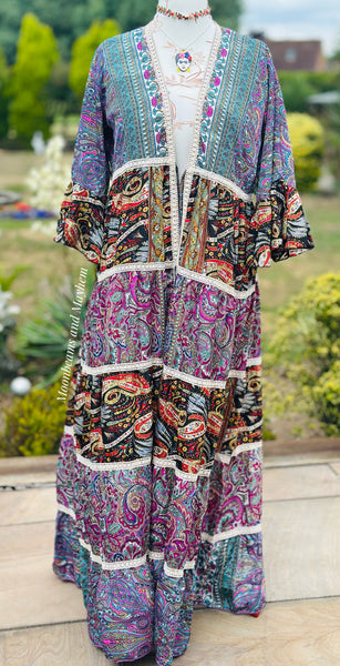 FLOWER MOON KIMONO MAXI LENGTH (OFFM32)