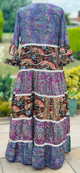 FLOWER MOON KIMONO MAXI LENGTH (OFFM32)
