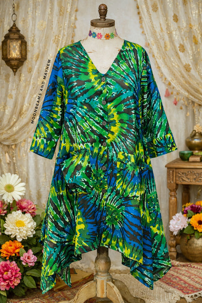 PAINT SPLASH ART TUNIC / DRESS (L/XL)