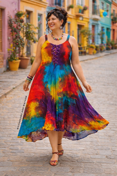 ELECTRIC RAINBOW DRESS